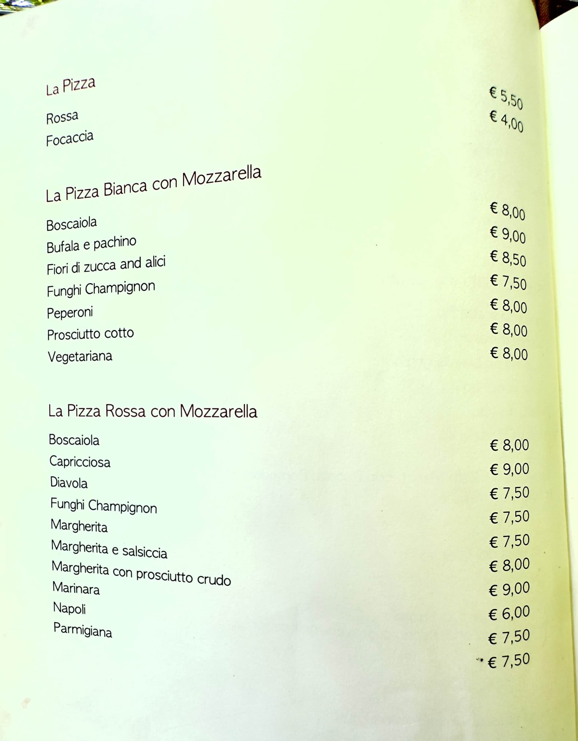 Da Cesare al Casaletto - menu photos - 3 Da Cesare al Casaletto - menu photos - 3