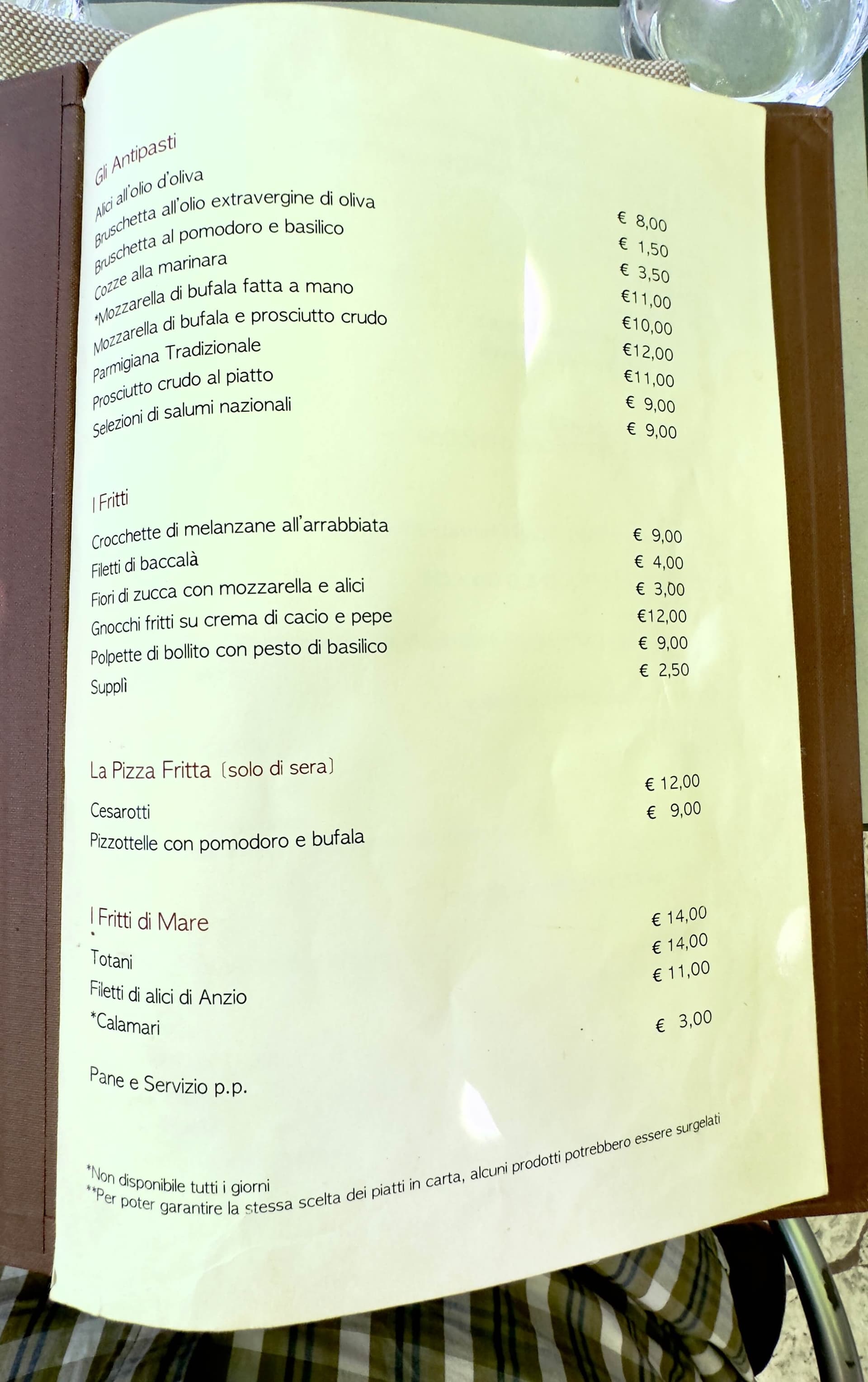 Da Cesare al Casaletto - menu photos - 4 Da Cesare al Casaletto - menu photos - 4