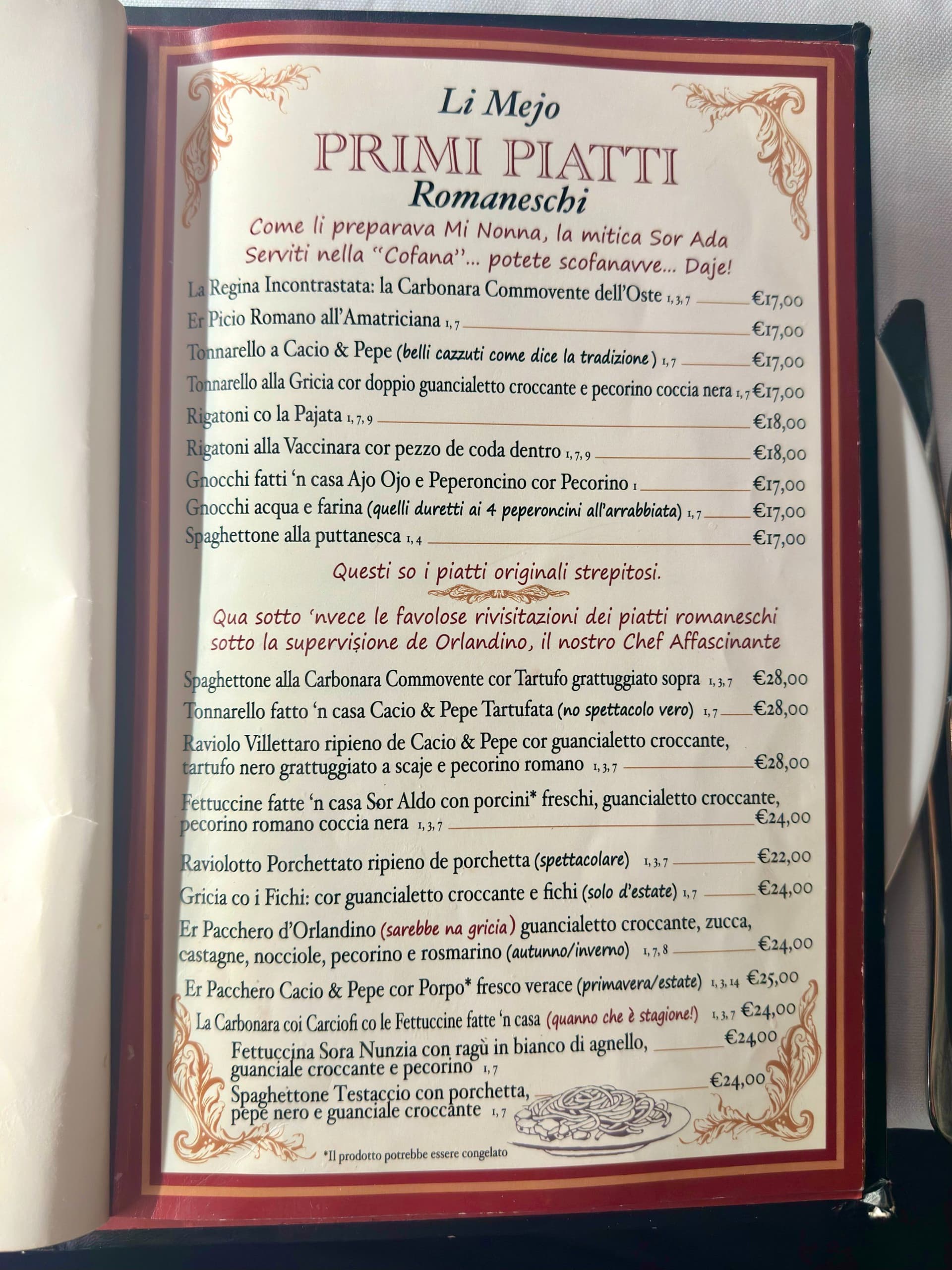 La Villetta dal 1940 - menu photos - 1 La Villetta dal 1940 - menu photos - 1