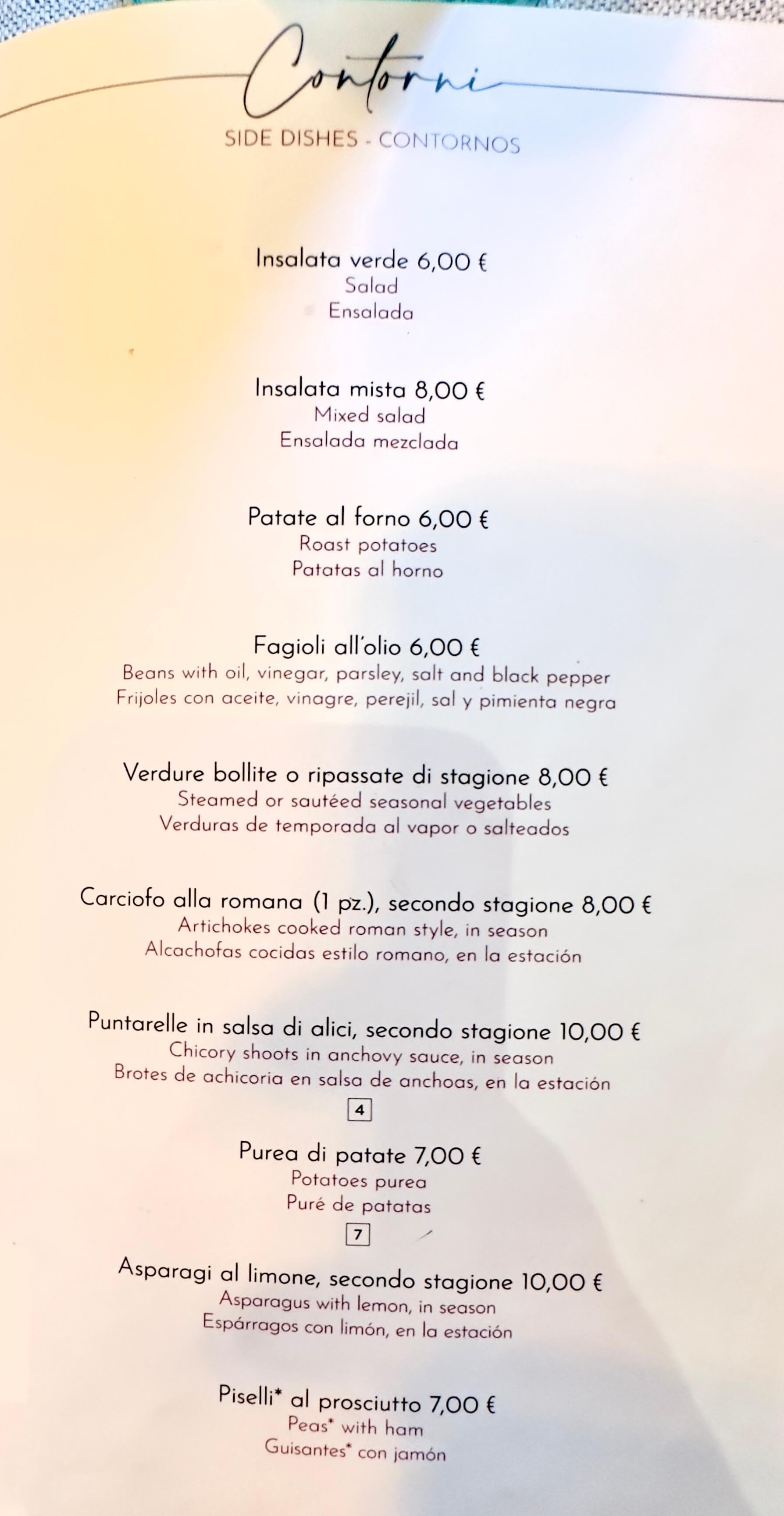 Felice a Testaccio - menu photos - 5 Felice a Testaccio - menu photos - 5