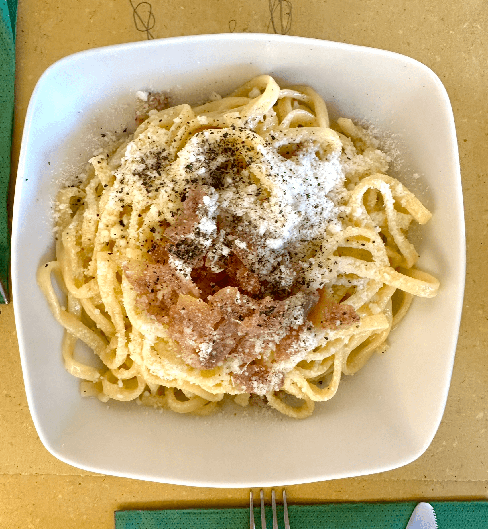 Gricia pasta - Osteria La Sol Fa Gricia pasta - Osteria La Sol Fa