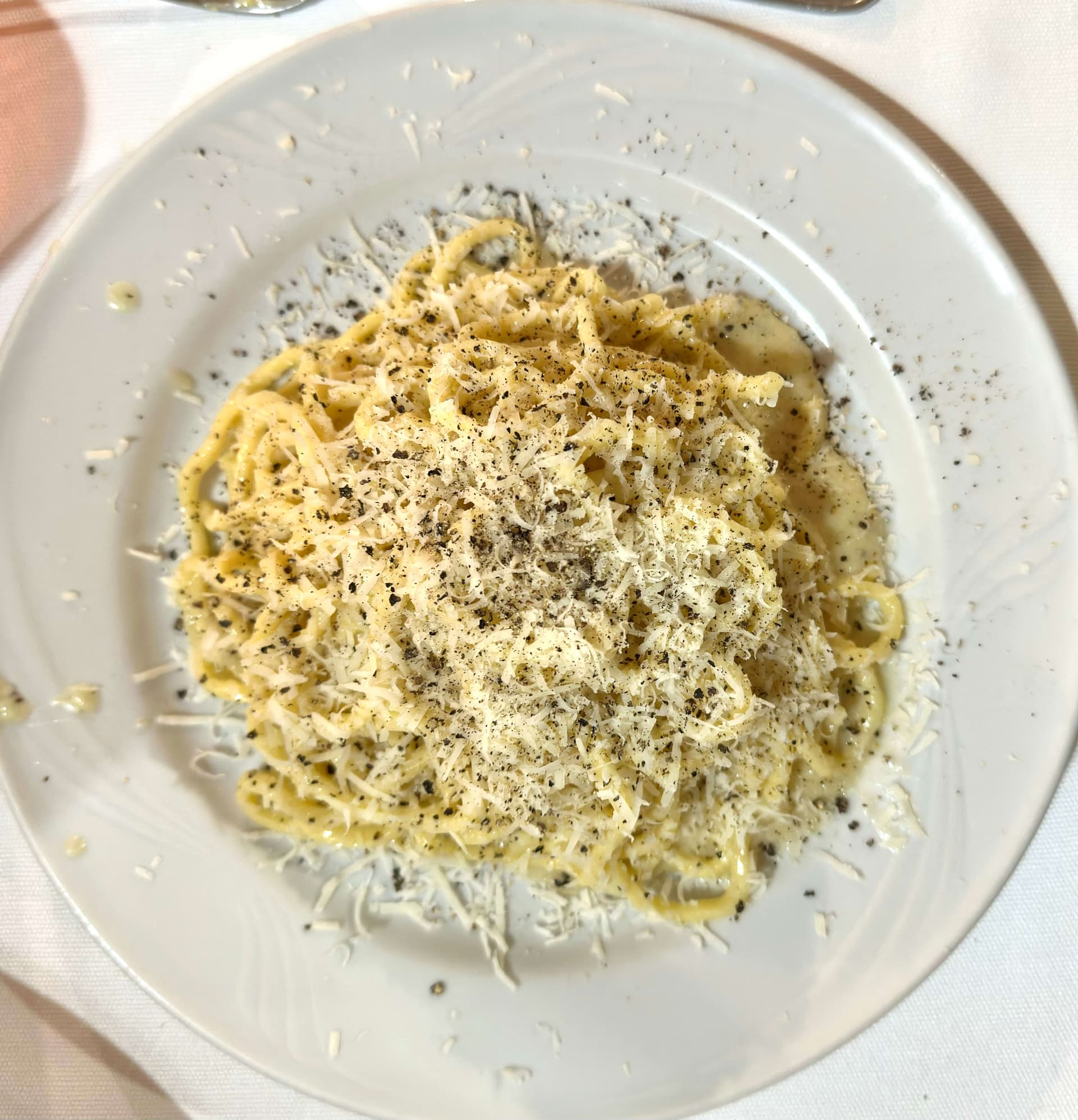 Cacio e Pepe pasta - Trattoria Da Danilo Cacio e Pepe pasta - Trattoria Da Danilo