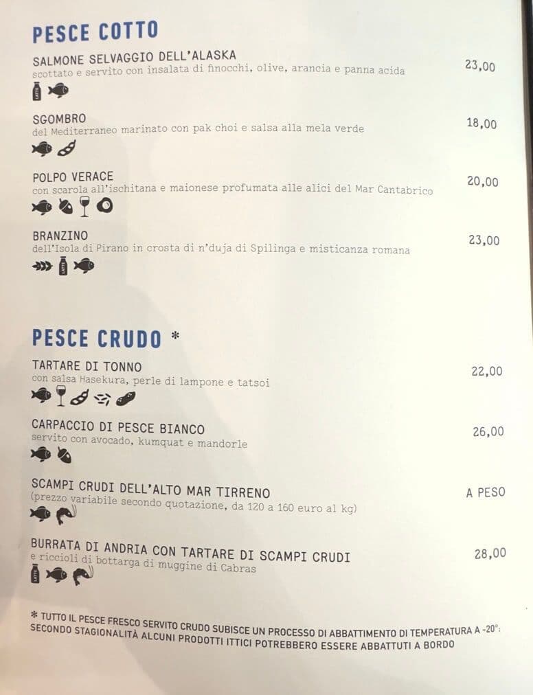 Roscioli Salumeria con Cucina - menu photos - 1 Roscioli Salumeria con Cucina - menu photos - 1