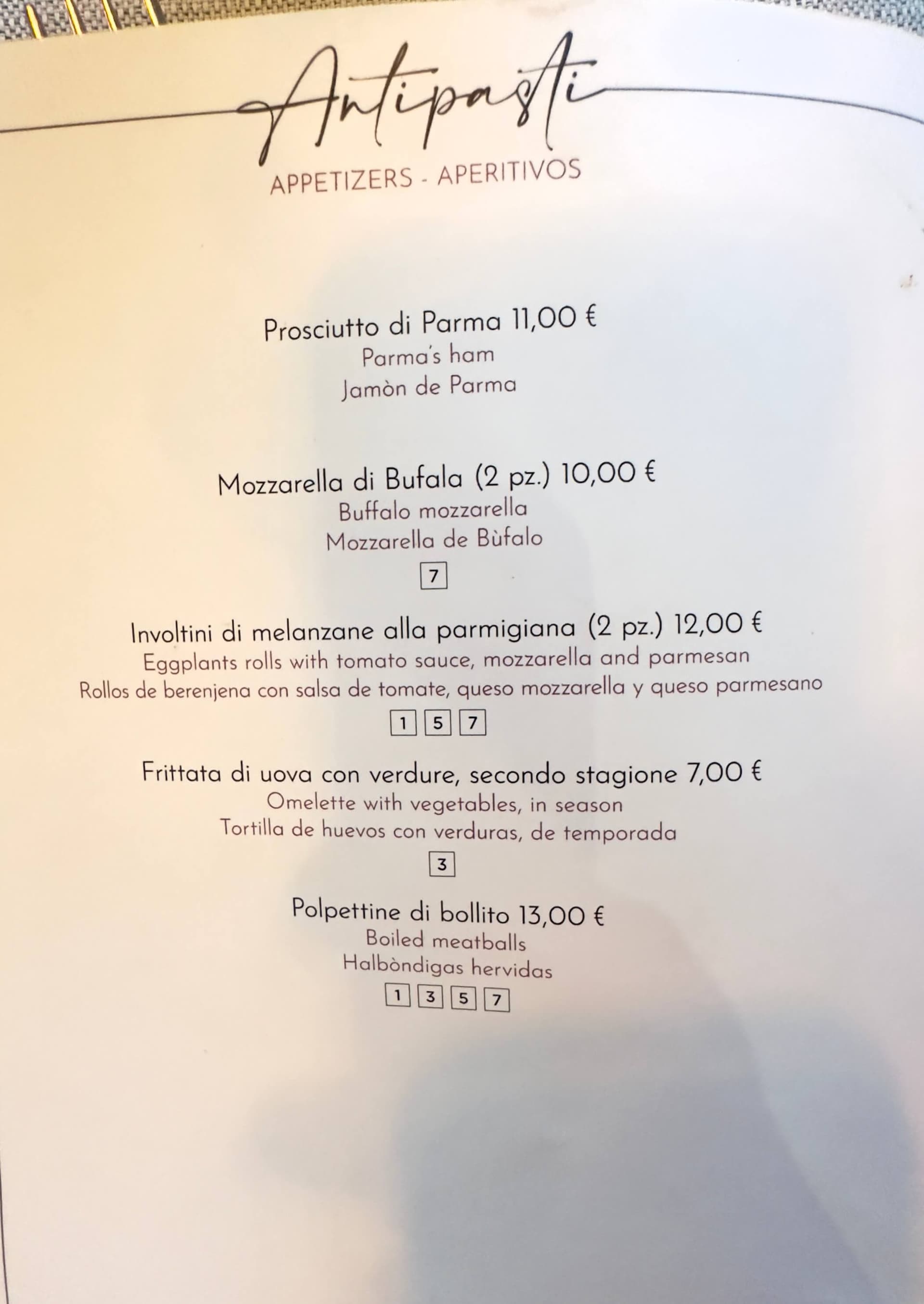Felice a Testaccio - menu photos - 4 Felice a Testaccio - menu photos - 4